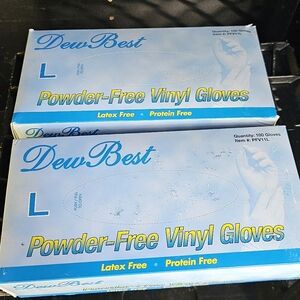 200 Gloves 2 Boxes (Large) Disposable